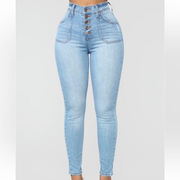 Button Up Jeans - Picture 4 of 4